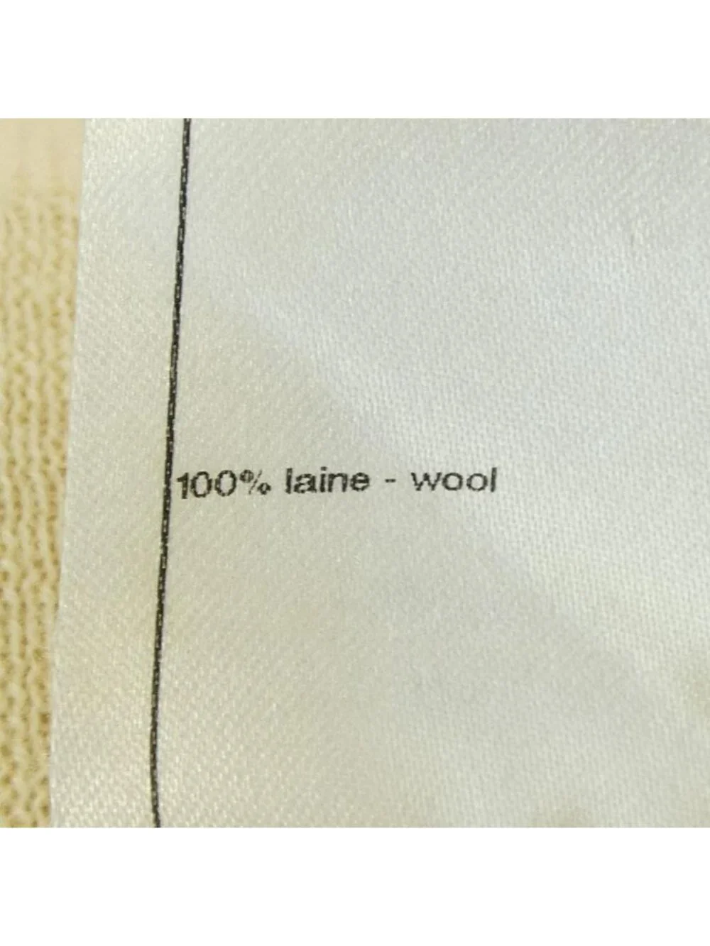 Chanel Knit Sweater Beige